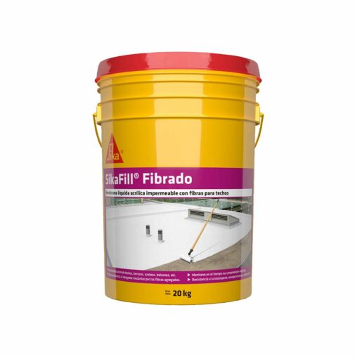 SikaFill Fibrado Blanco Balde