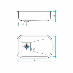 Pileta Cocina Simple Z52 Acero 430 Johnson Acero