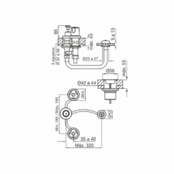 Grifería Bidet con Transferencia Línea Pampa FV