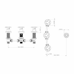 Grifería Bidet con Transferencia Línea Treva - Vasser