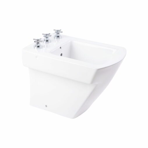 Bidet de Pie Lluvia con 3 Orificios Hall Roca