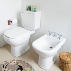 Bidet de Pie con 3 Orificios Bari Ferrum